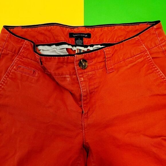 2/$20 Vintage Tommy Hilfiger red casual pants - Picture 3 of 7
